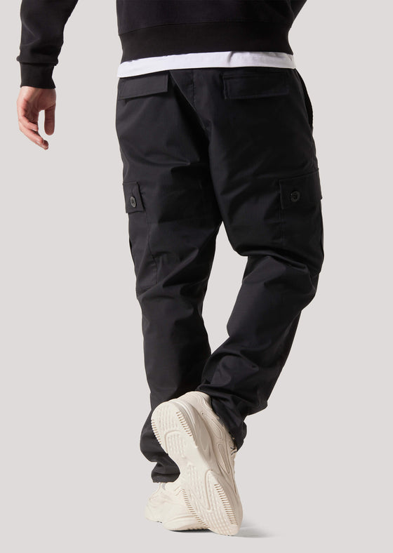 Deane Black Cargo Trouser